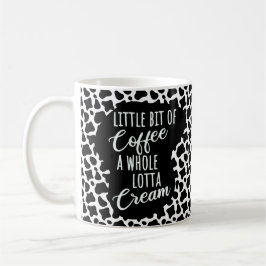 Funny Coffee Cream Koe Print Koffiemok