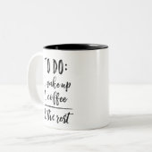 Funny Coffee First Koffiemok (Voorkant links)