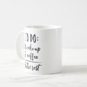 Funny Coffee First Koffiemok (Voorkant links)