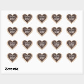 Funny Coffee Gezegde Hart Sticker (Vel)