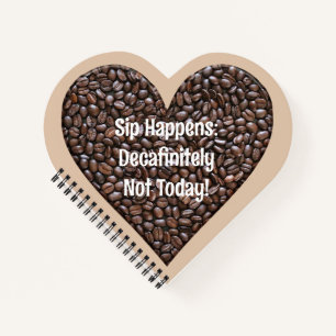 Funny Coffee Gezegde Notitieboek