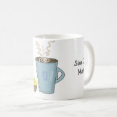 Funny Coffee Gezegde size doet er toe Koffiemok (Voorkant rechts)