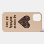 Funny Coffee Gezegde Telefoon Case (Achterkant (horizontaal))