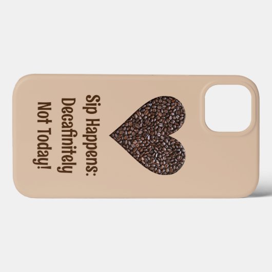 Funny Coffee Gezegde Telefoon Case (Achterkant (horizontaal))