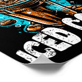 Funny Coffee Gift - I Need An Iced Coffee - Quotes Poster (Hoek)