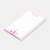 Funny Coffee Golf Wine, gepersonaliseerd Post-it® Notes (Schuin)