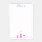 Funny Coffee Golf Wine, gepersonaliseerd Post-it® Notes (Voorkant)