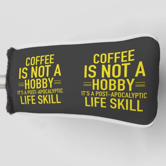 Funny Coffee Golfheadcover (Voorkant)