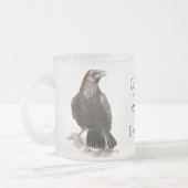 Funny Coffee heeft Donuts nodig. Ravens Bird Matglas Koffiemok (Links)