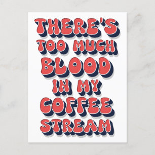 Funny Coffee humor retro pop cultuur tekst gezegde Briefkaart