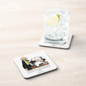 Funny Coffee Humor Zakelijk Onderzetter Cadeau (Rechterzijde)