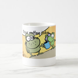 Funny Coffee Joke Cartoon Mok