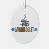 Funny Coffee Keramisch Ornament (Rechts)