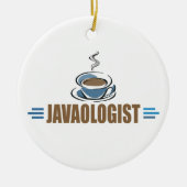 Funny Coffee Keramisch Ornament (Voorkant)