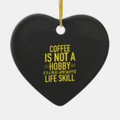Funny Coffee Keramisch Ornament (Voorkant)