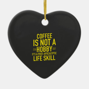 Funny Coffee Keramisch Ornament