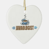 Funny Coffee Keramisch Ornament (Rechts)