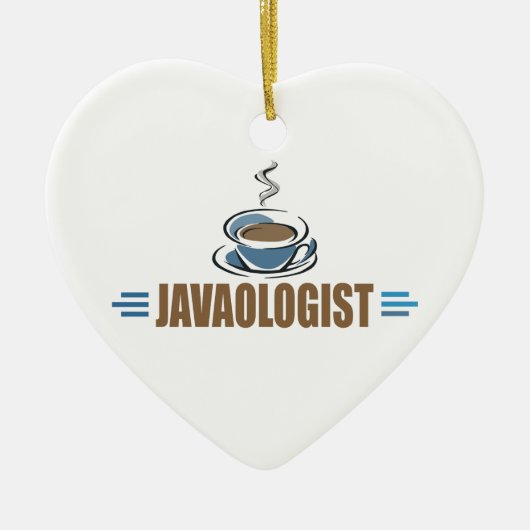 Funny Coffee Keramisch Ornament (Voorkant)