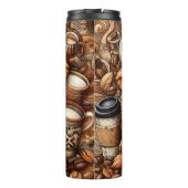 Funny Coffee Lover Cow  Thermosbeker (Achterkant)