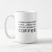 Funny Coffee Lover Humorisme Phrase Coffee Mok (Links)