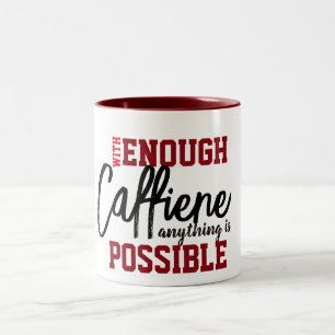 Funny Coffee Lover Mok Print, Sarcastische koffie 