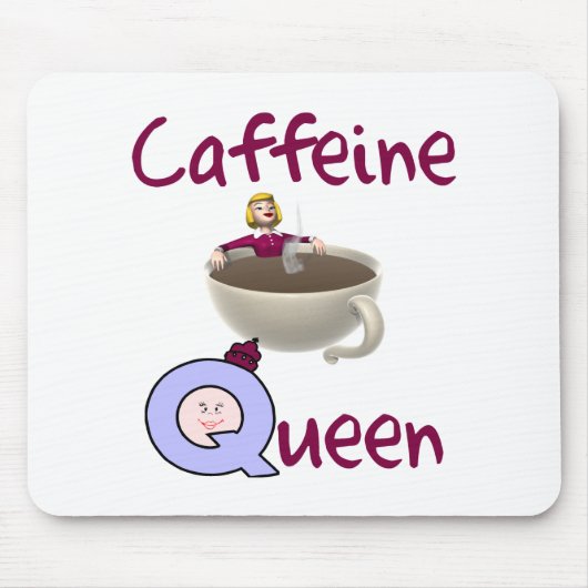 Funny Coffee Lover Muismat (Voorkant)