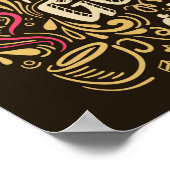 Funny Coffee Lover Quottes poster voor koffie en w (Hoek)