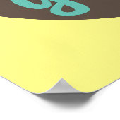 Funny Coffee Lover Rise en Grind Kitchen Art Poster (Hoek)