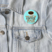 Funny Coffee Lover Ronde Button 5,7 Cm (In situ)