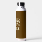 Funny Coffee Lover Stainless Steel Bottle Waterfles (Links)