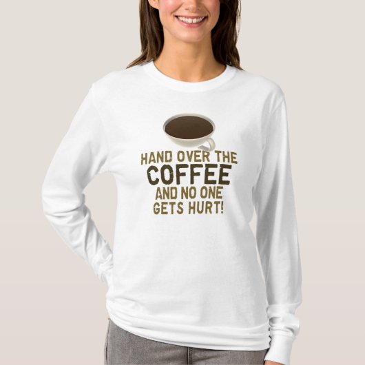 Funny Coffee Lover T-shirt (Voorkant)