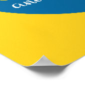 Funny Coffee Lover Typografie Retro Kitchen Art Poster (Hoek)