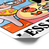 Funny Coffee Lover With Cute Cat More Espresso Les Poster (Hoek)