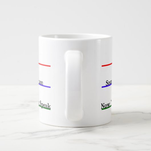 Funny Coffee Lovers Grote Koffiekop (Achterkant)