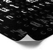 Funny Coffee Lover's Quote Poster (Hoek)