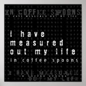 Funny Coffee Lover's Quote Poster (Voorkant)