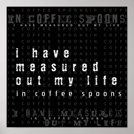 Funny Coffee Lover's Quote Poster (Voorkant)