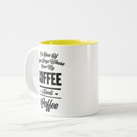 Funny Coffee Mok (Voorkant links)