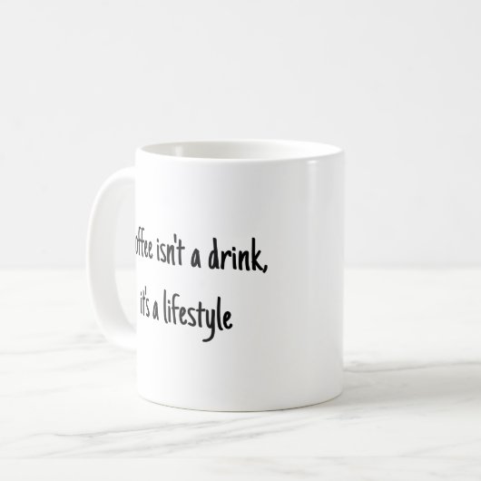 Funny Coffee Mok (Voorkant links)