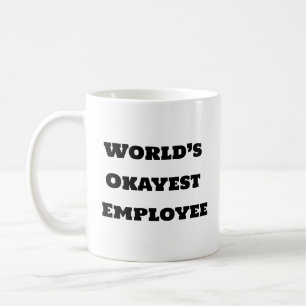 Funny Coffee Mok - de beste medewerker ter wereld