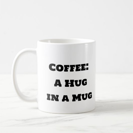 Funny Coffee Mok - Een knuffel in een Mok (Links)