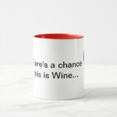 Funny Coffee mok Er is een kans (Midden)