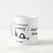 Funny Coffee Mok, Gepersonaliseerde Camping Coffee Koffiemok (Voorkant links)