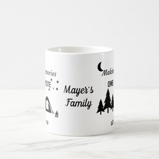 Funny Coffee Mok, Gepersonaliseerde Camping Coffee Koffiemok (Center)