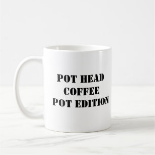 Funny Coffee Mok - koffiepot hoofd