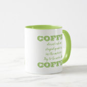 Funny Coffee Mok | Meer als koffie (Voorkant rechts)