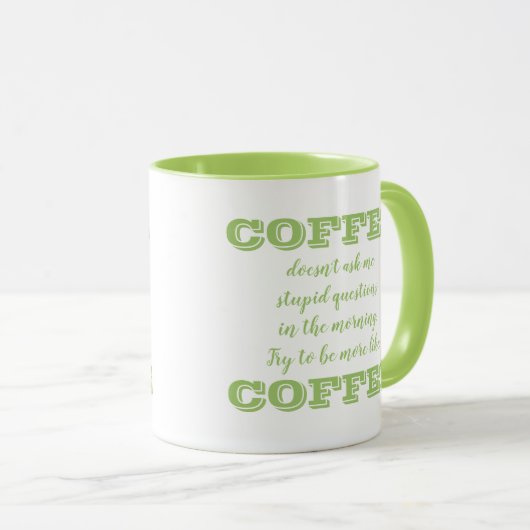 Funny Coffee Mok | Meer als koffie (Voorkant rechts)