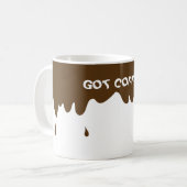 Funny Coffee-Mok met Fake Coffee-schijven Koffiemok (Voorkant links)