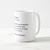 Funny coffee mok - Programmeerdefinitie - quote (Voorkant rechts)