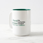 Funny Coffee Mok Quote Hand Warmer (Voorkant links)